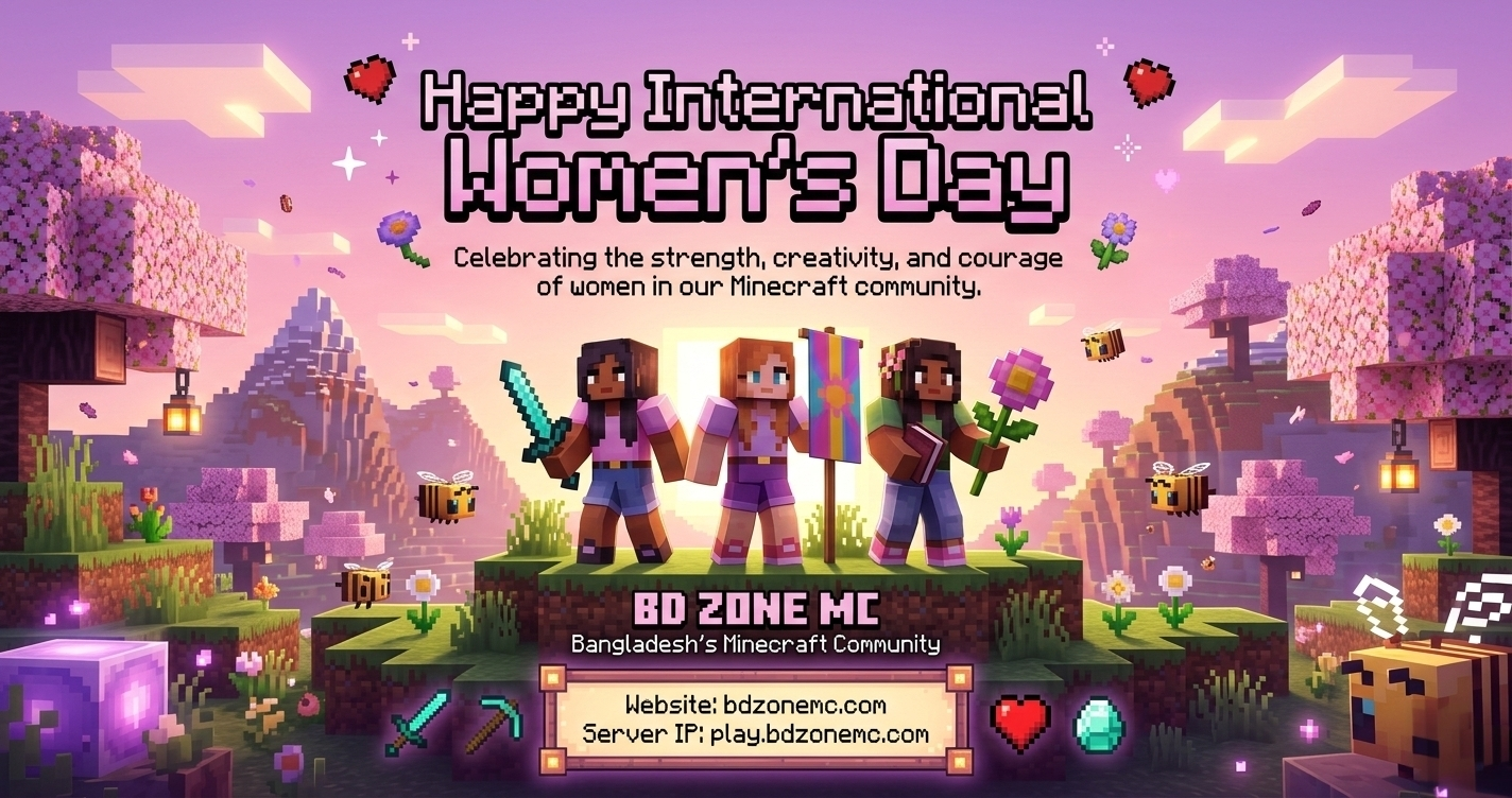 Celebrating the Strength and Creativity of Women in our Minecraft Community